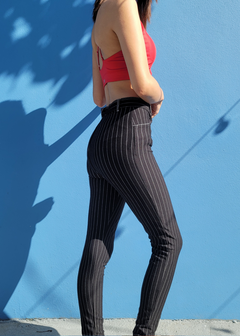 KW STRIPE BLACK PANTS