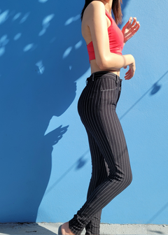 KW STRIPE BLACK PANTS