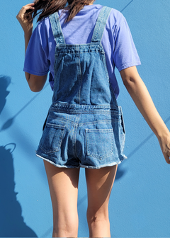 KW DENIM SHORT JUMPSUIT