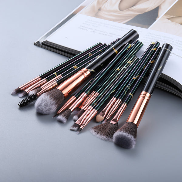 FLD 5/15Pcs Makeup Brushes Tool Set Cosmetic Powder Eye
